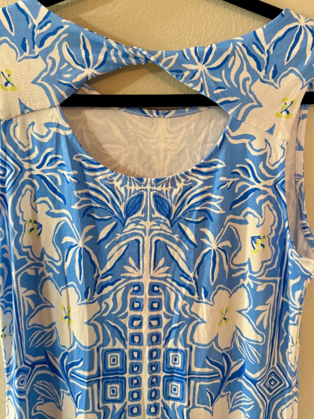 Lilly Pulitzer Noelle Maxi Dress in Lunar Blue My Flutter Half NWT - Size Small - Picture 9 of 10